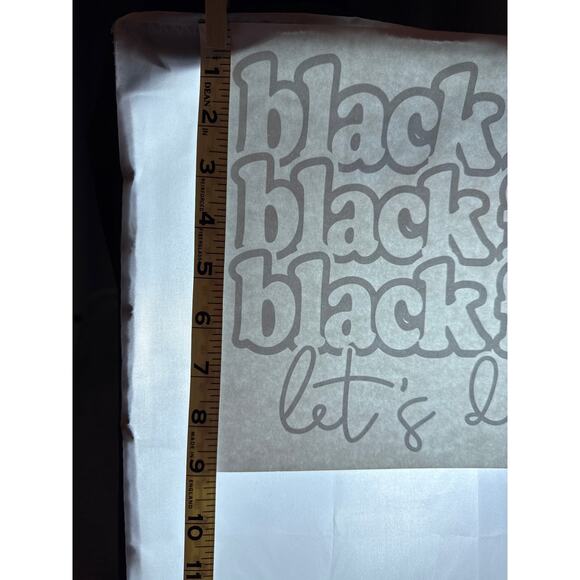 New Black Friday Let's Do This White Heat Transfer Fall Gift Crafting Shopping - Picture 2 of 4